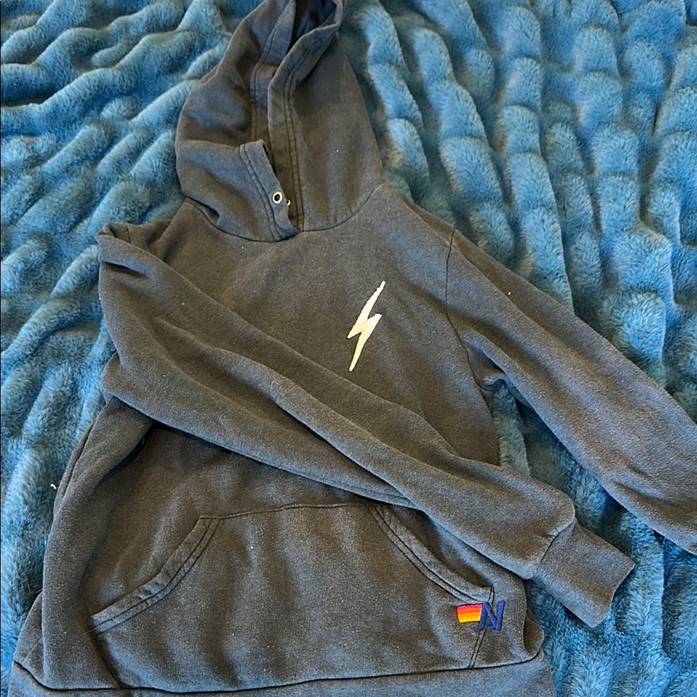 Aviator Nation Charcoal Hoodie